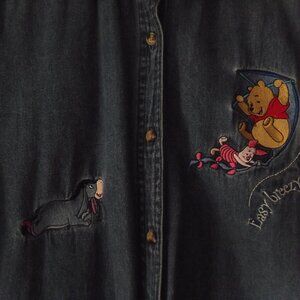 Classic Disney Winnie the Pooh, Eeyore and Piglet Jean Shirt